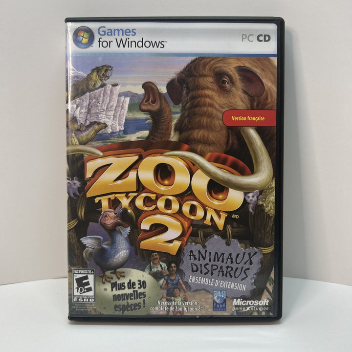 Zoo Tycoon 2 Extinct Animals Expansion Pack - PC (Animaux Disparus) French CAN