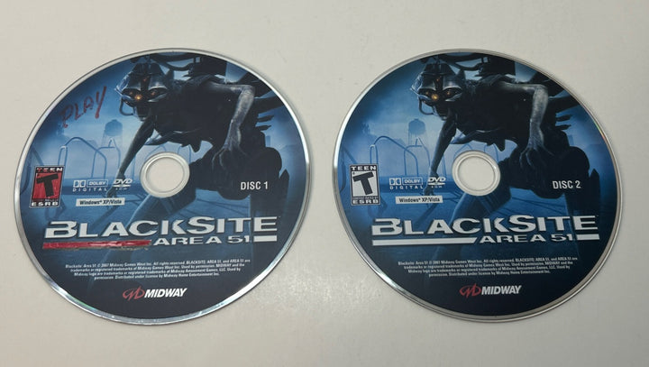 BlackSite: Area 51 (PC, 2007) Discs Only (2)