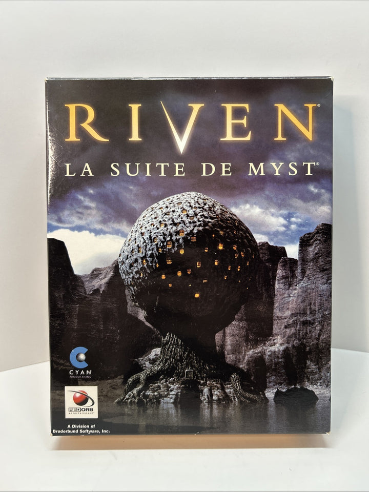 RIVEN (La Suite De Myst) - PC Game, 1997 - Complete in Box CIB - Francais French