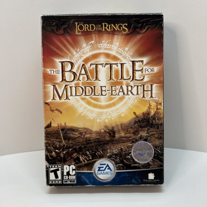 The BATTLE for MIDDLE-EARTH LOTR PC CDROM Game 4 discs Orginal Case