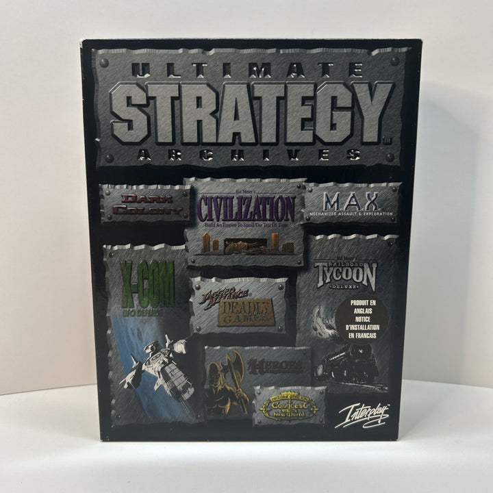 INTERPLAY ULTIMATE STRATEGY ARCHIVES 8 GAMES  PC-Boxed - EN Game With FR Manual