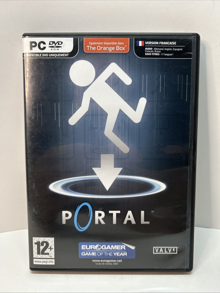 Portal - PC DVD - Eurogamer Game Of The Year - Valve 2008 - French Français
