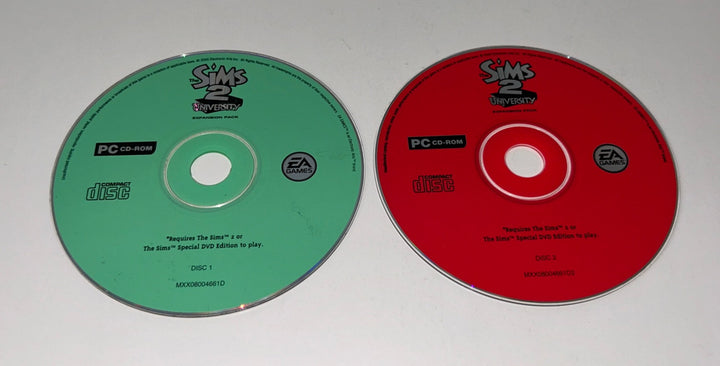 The Sims 2: University Expansion Pack (PC), Discs Only (2)