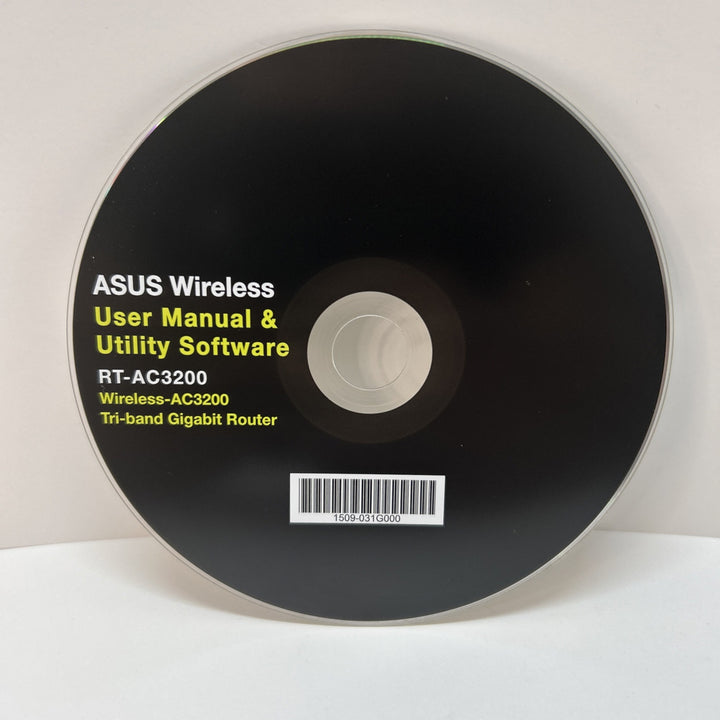 Asus RT-AC3200 Wireless Router CD – User Manual & Utility Software