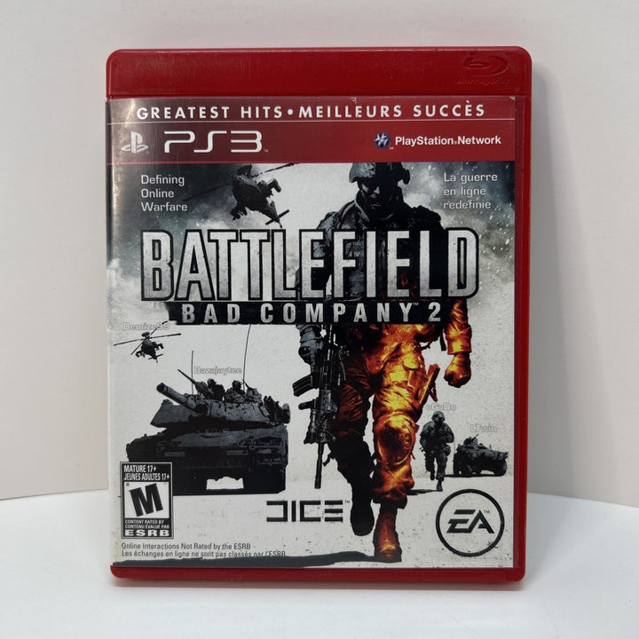 Battlefield Bad Company 2 PS3 PlayStation 3 Greatest Hits - Complete CIB